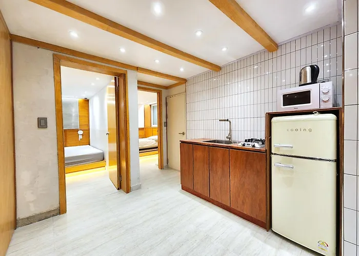 公寓 Hongdae 5min,spacious 4br 3ba